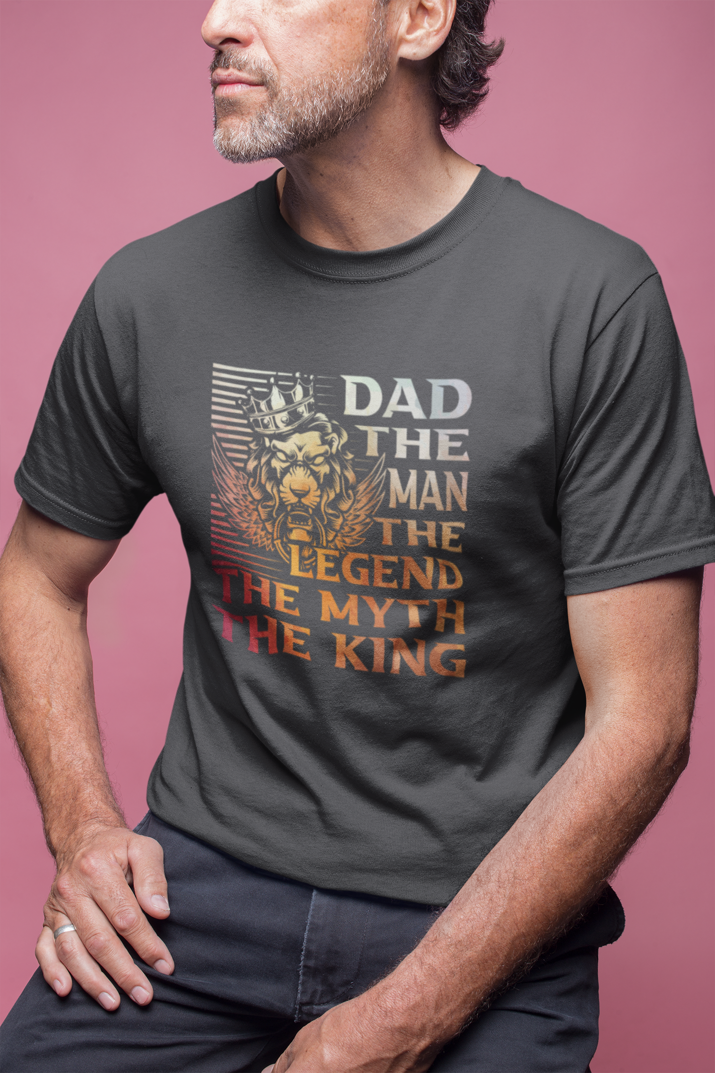 Blexee Men’s Dad The Man The Myth T-Shirt
