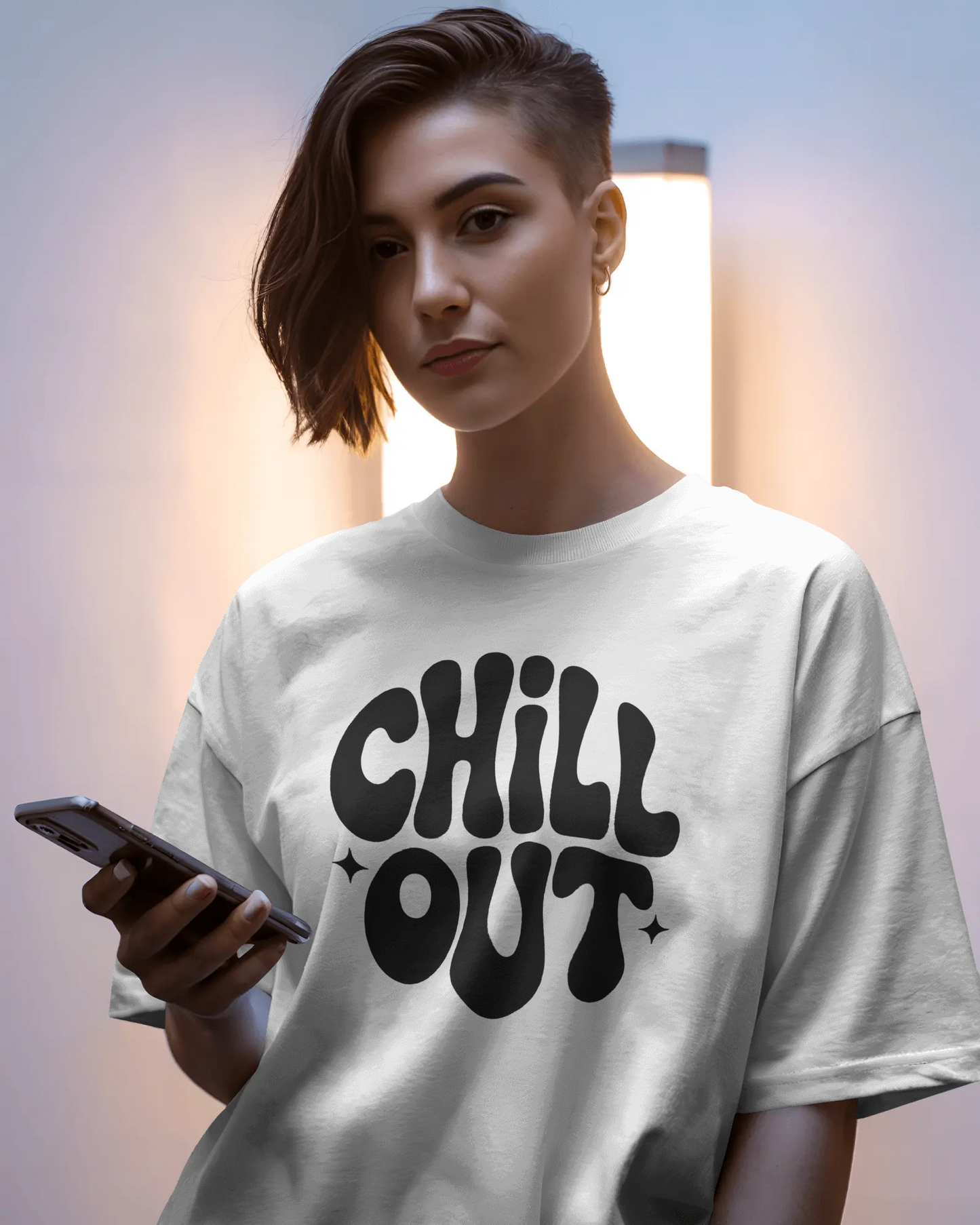 Blexee Women’s Chill Out Oversized T-shirt