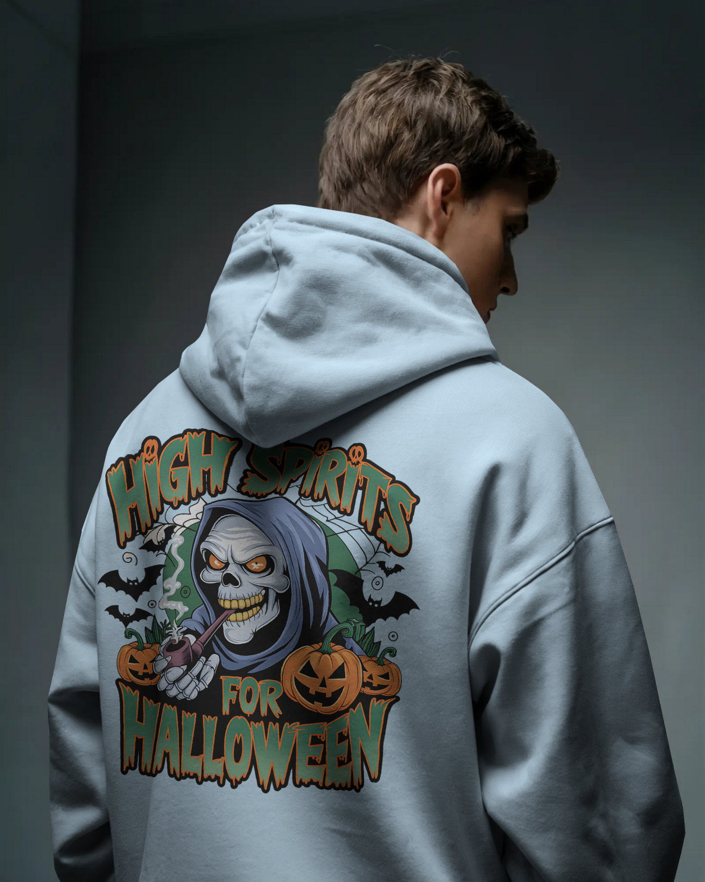 Blexee Men’s Spooky Season Hoodie