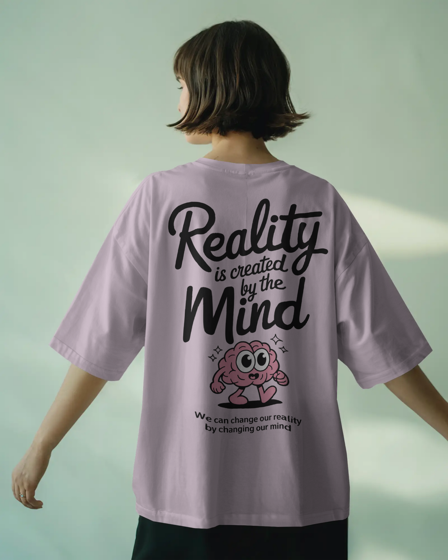 Blexee Women’s Reality is created by Mind Oversized T-shirt
