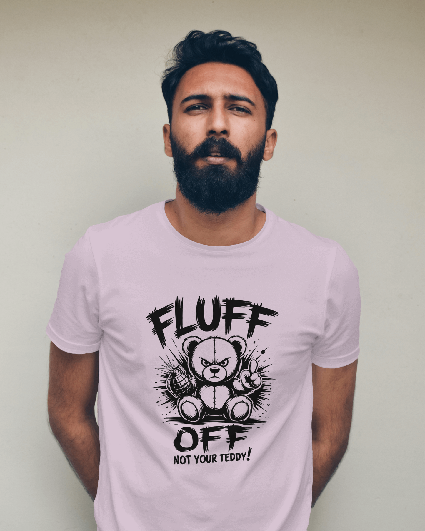 Blexee Men’s Fluff Off Not Your Teddy T-shirt