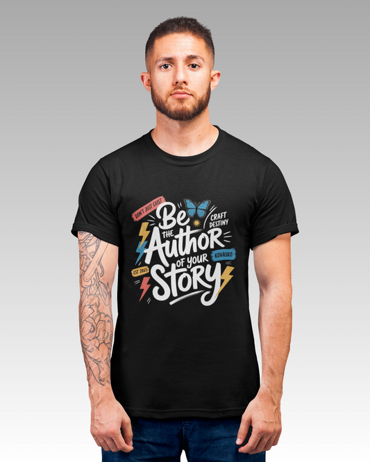 Blexee Men’s Be The Author of Your Story T-shirt