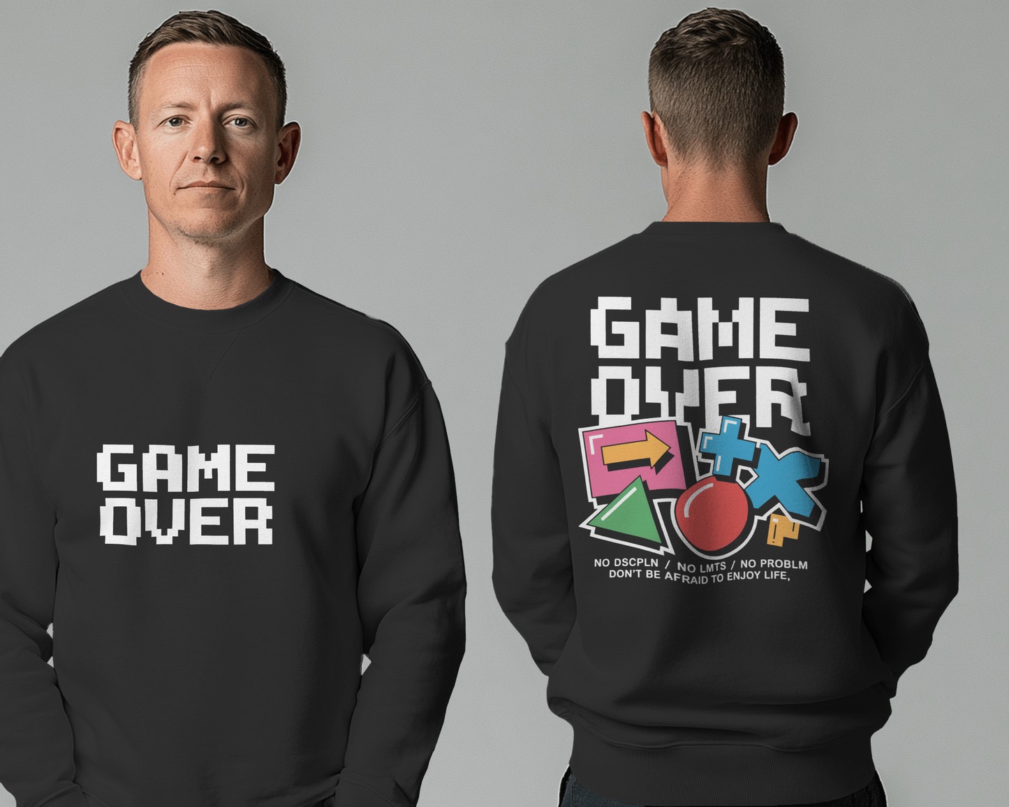 Blexee Men’s Game Over Sweatshirt