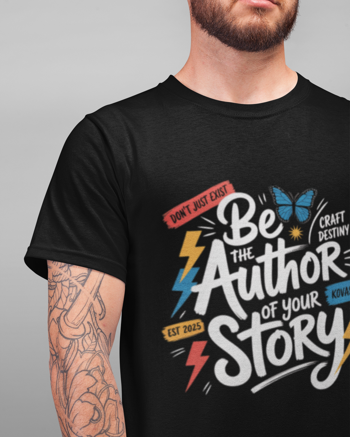 Blexee Men’s Be The Author of Your Story T-shirt