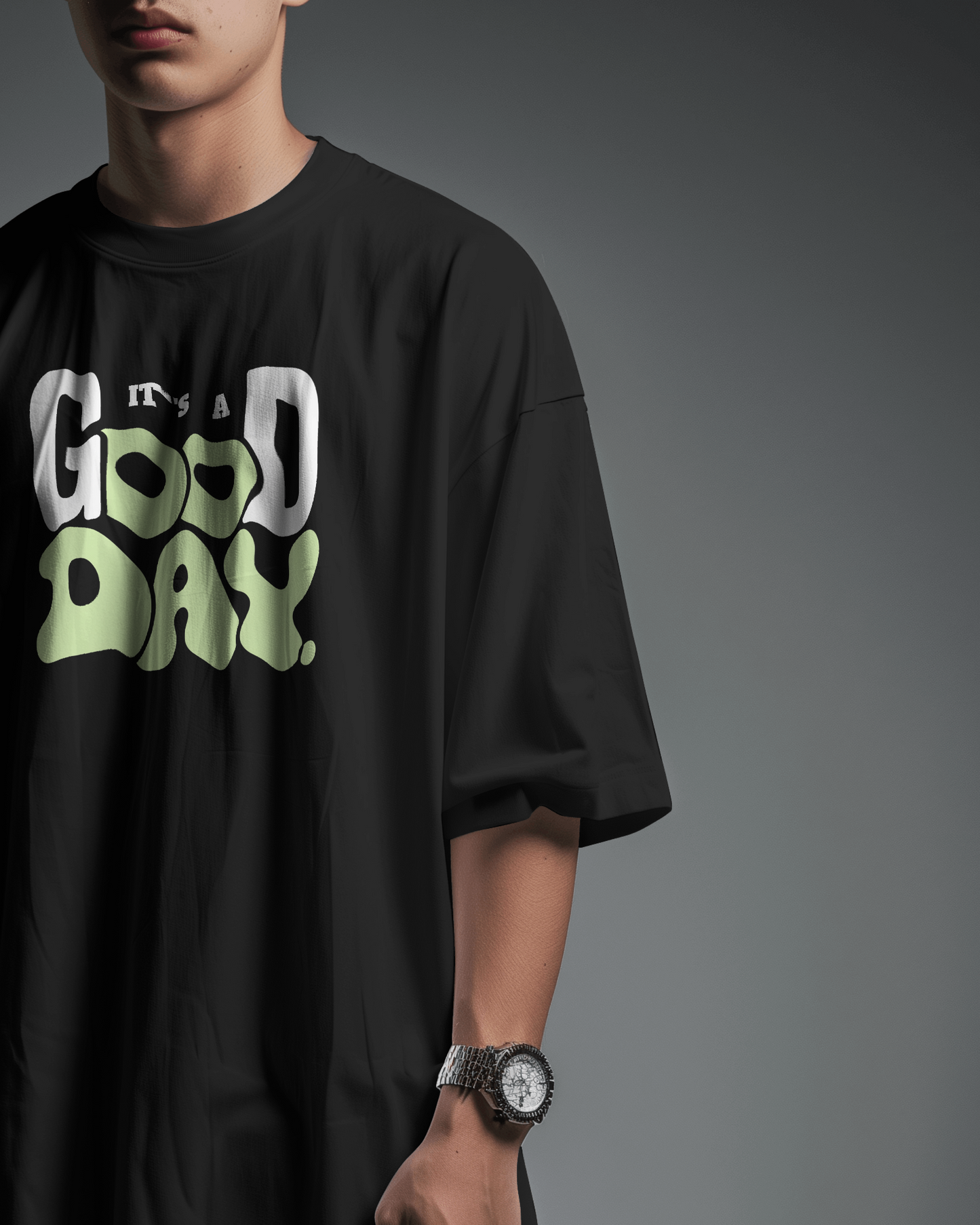 Blexee Men’s Good Day Oversized T-Shirt