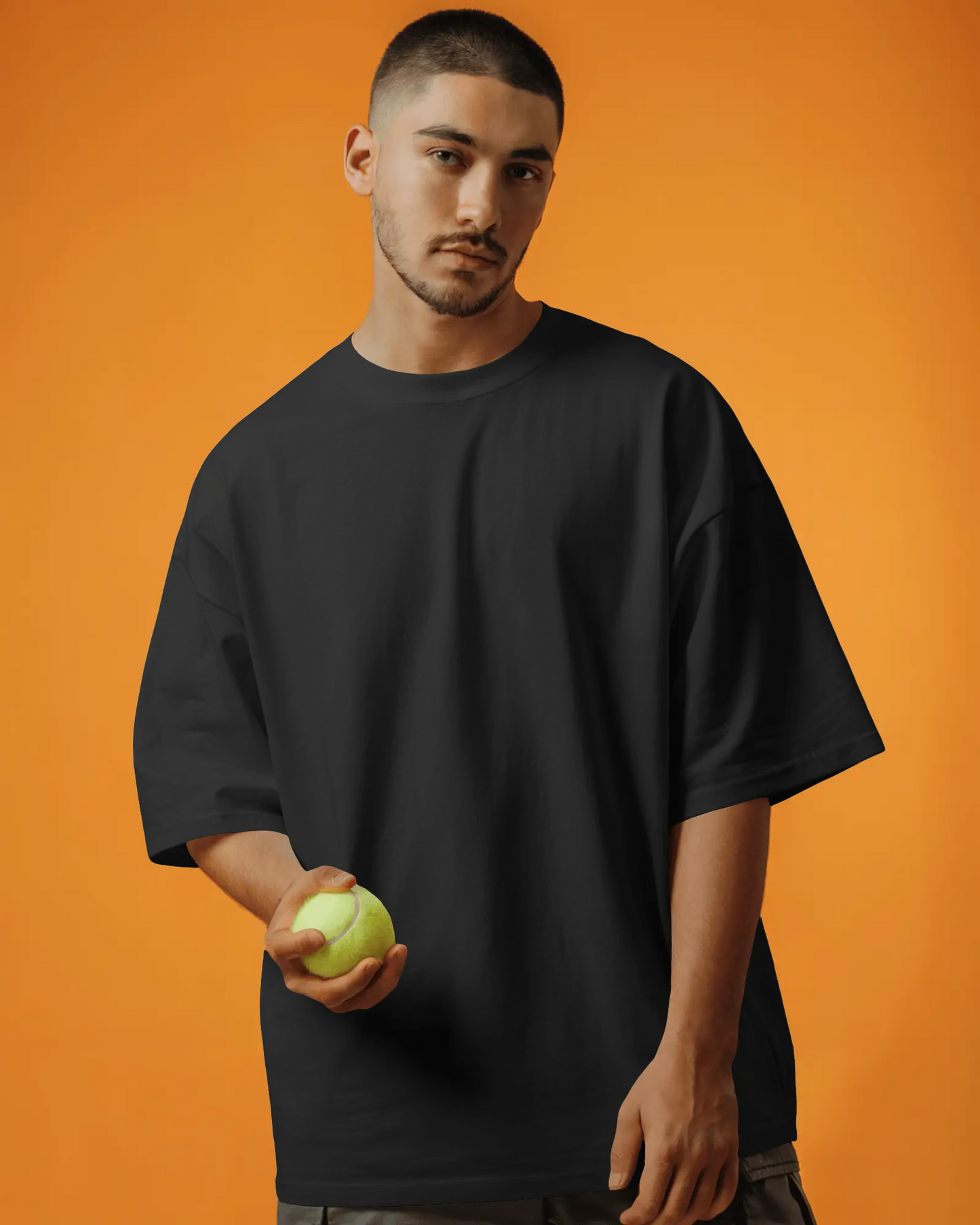 Blexee Mens Classic Plain Oversized T-Shirt