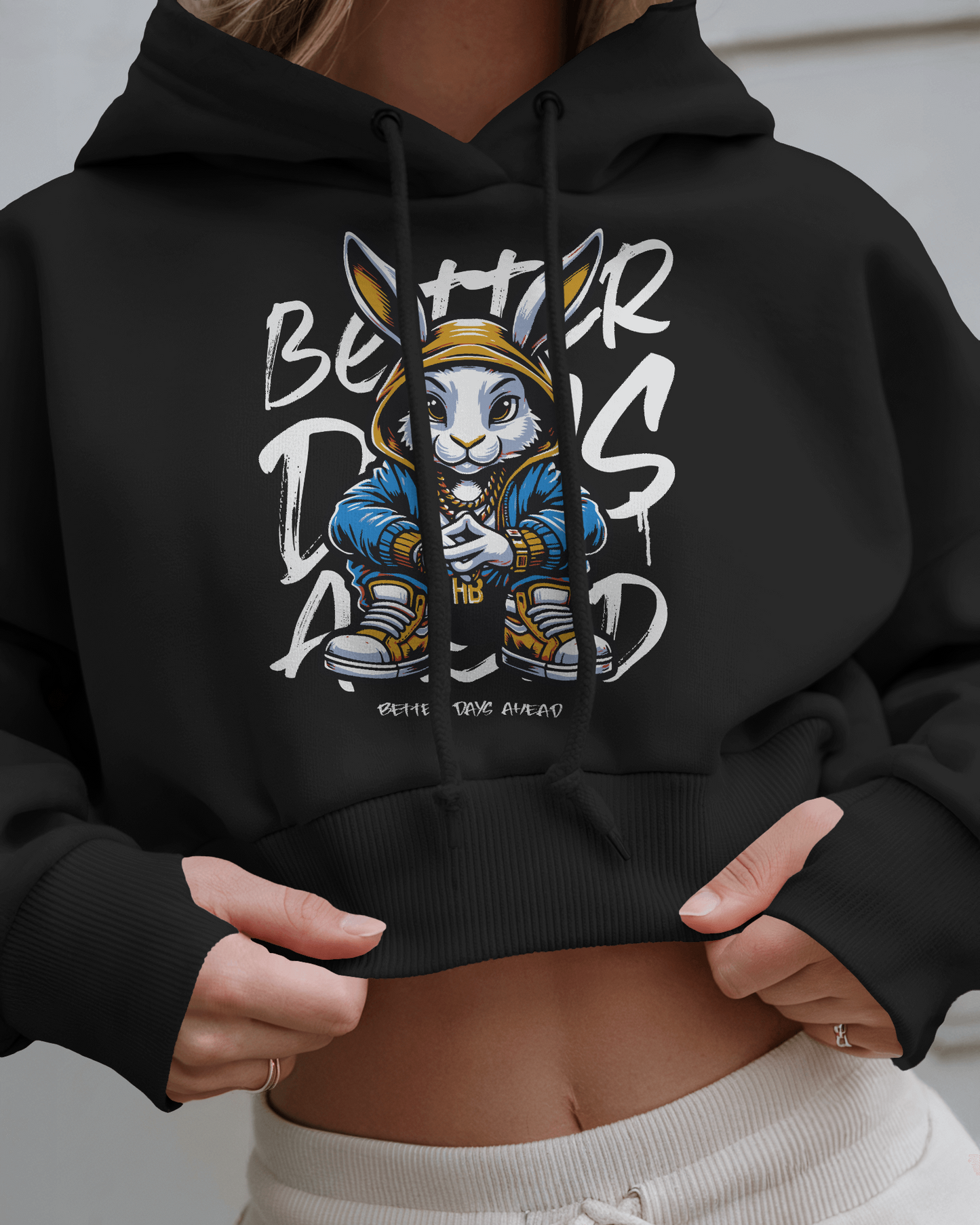 Blexee Women’s Better Days Ahead Cropped Hoodie