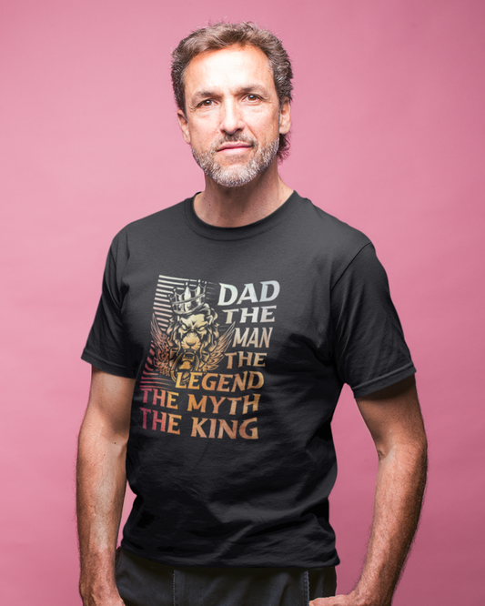 Blexee Men’s Dad The Man The Myth T-Shirt