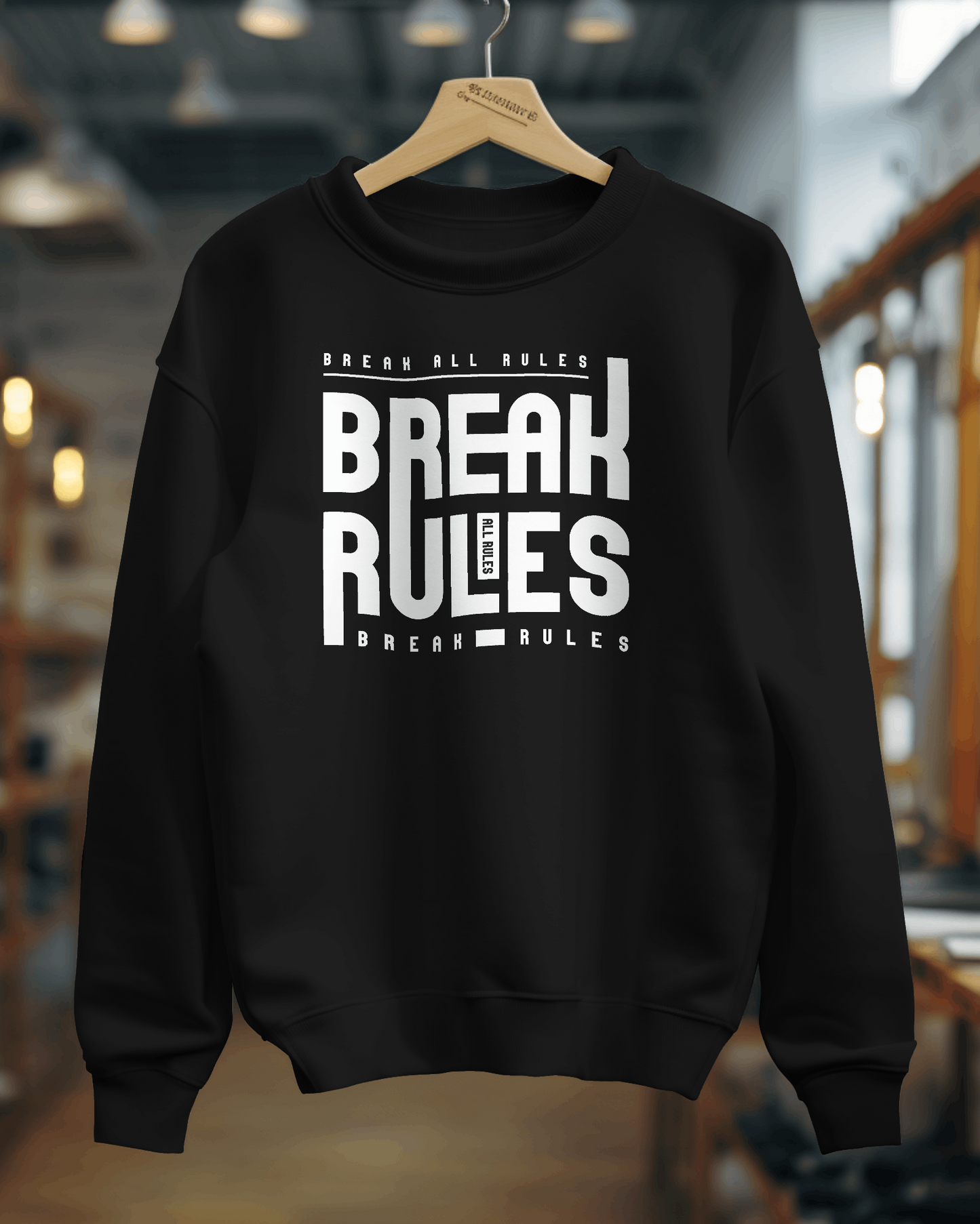 Blexee Men’s Break The Rules Sweatshirt