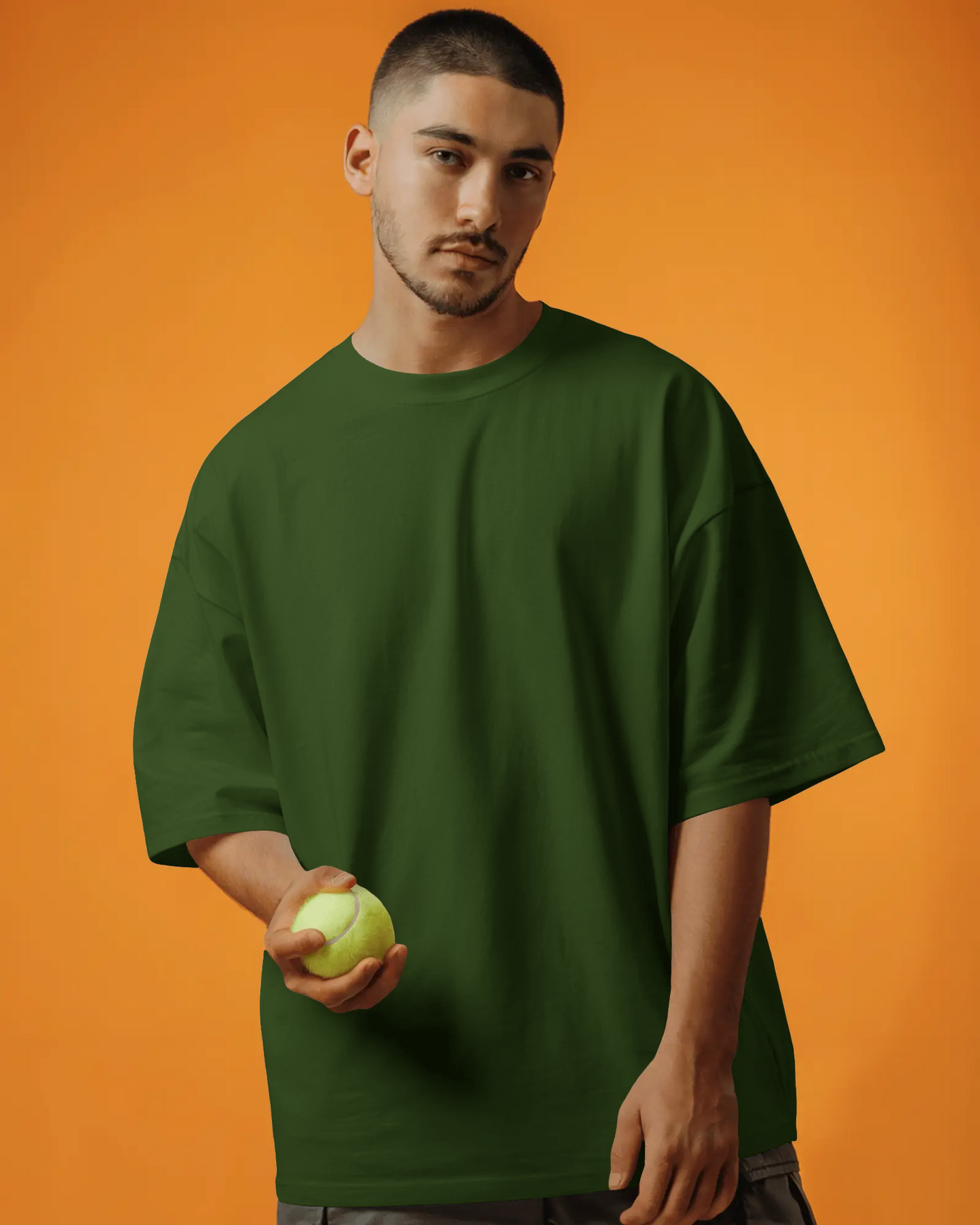 Blexee Mens Classic Plain Oversized T-Shirt