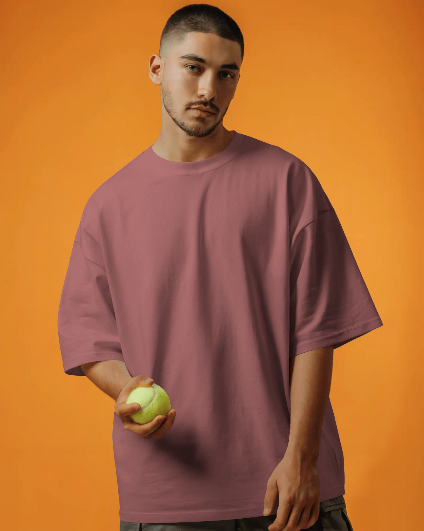 Blexee Mens Classic Plain Oversized T-Shirt