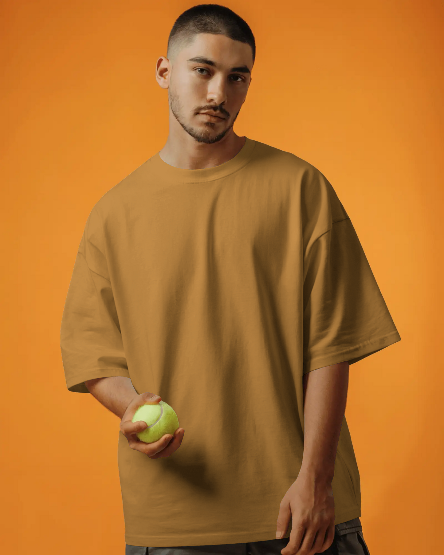 Blexee Mens Classic Plain Oversized T-Shirt