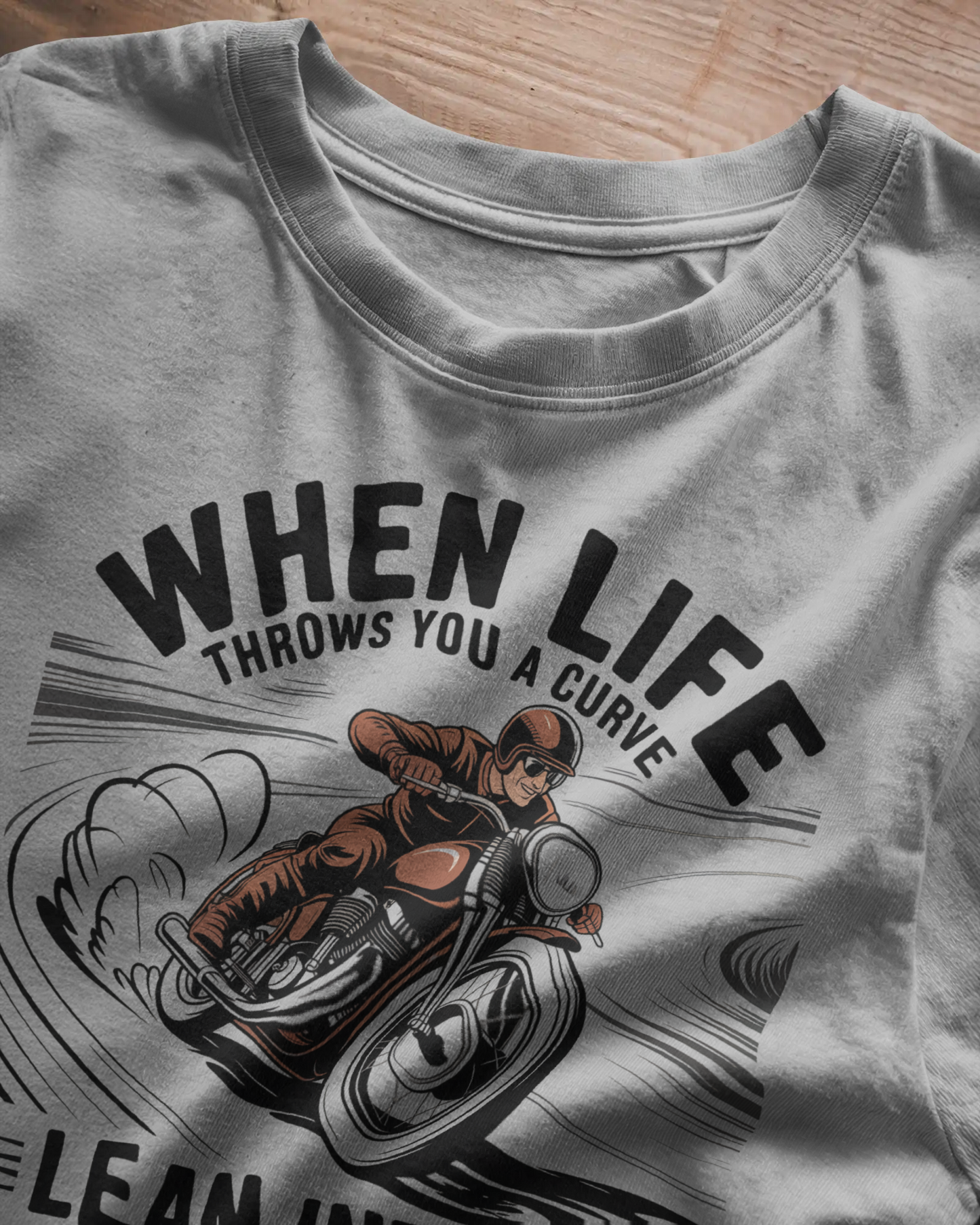 Blexee Men’s Life Throws You a Curve T-shirt