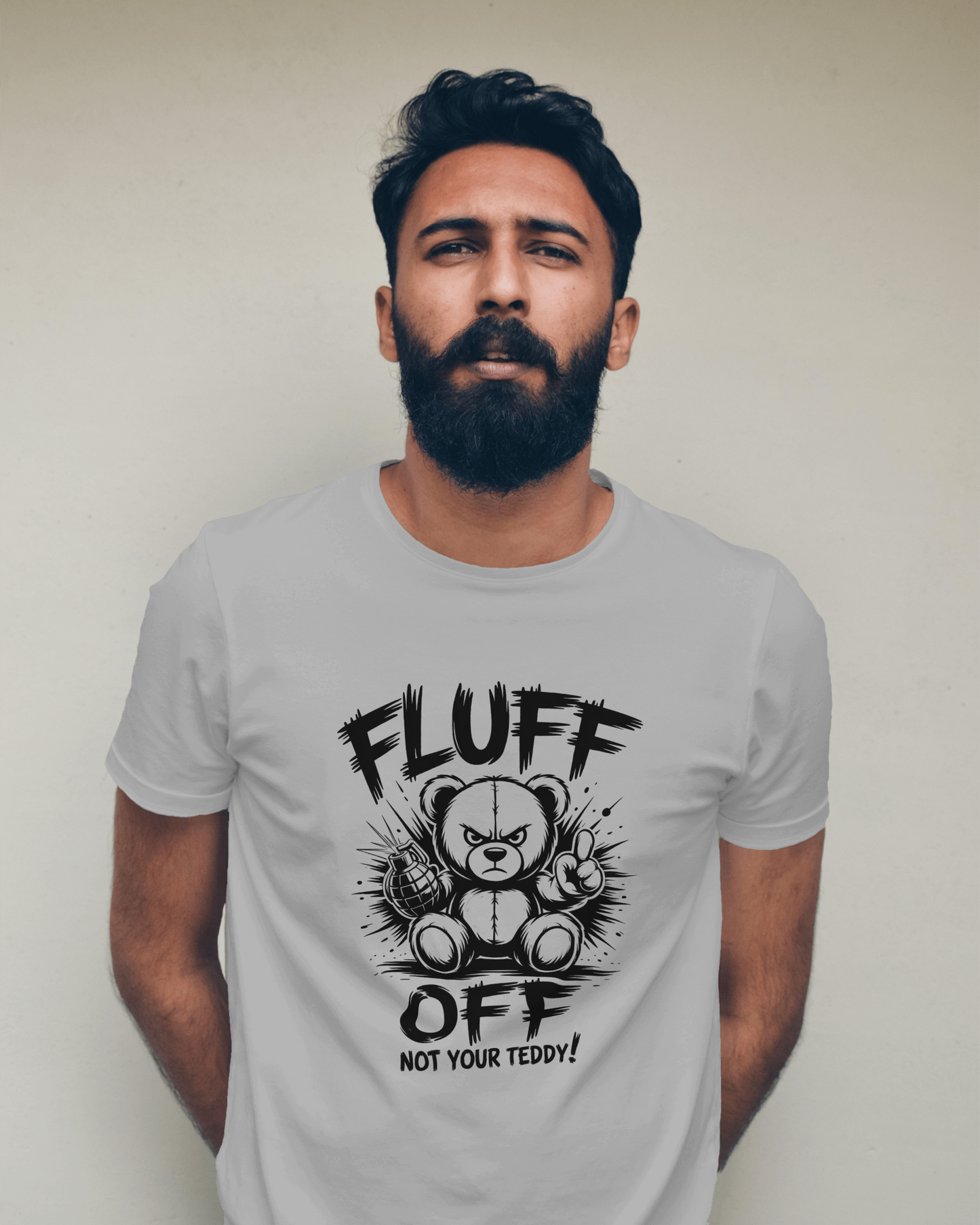 Blexee Men’s Fluff Off Not Your Teddy T-shirt