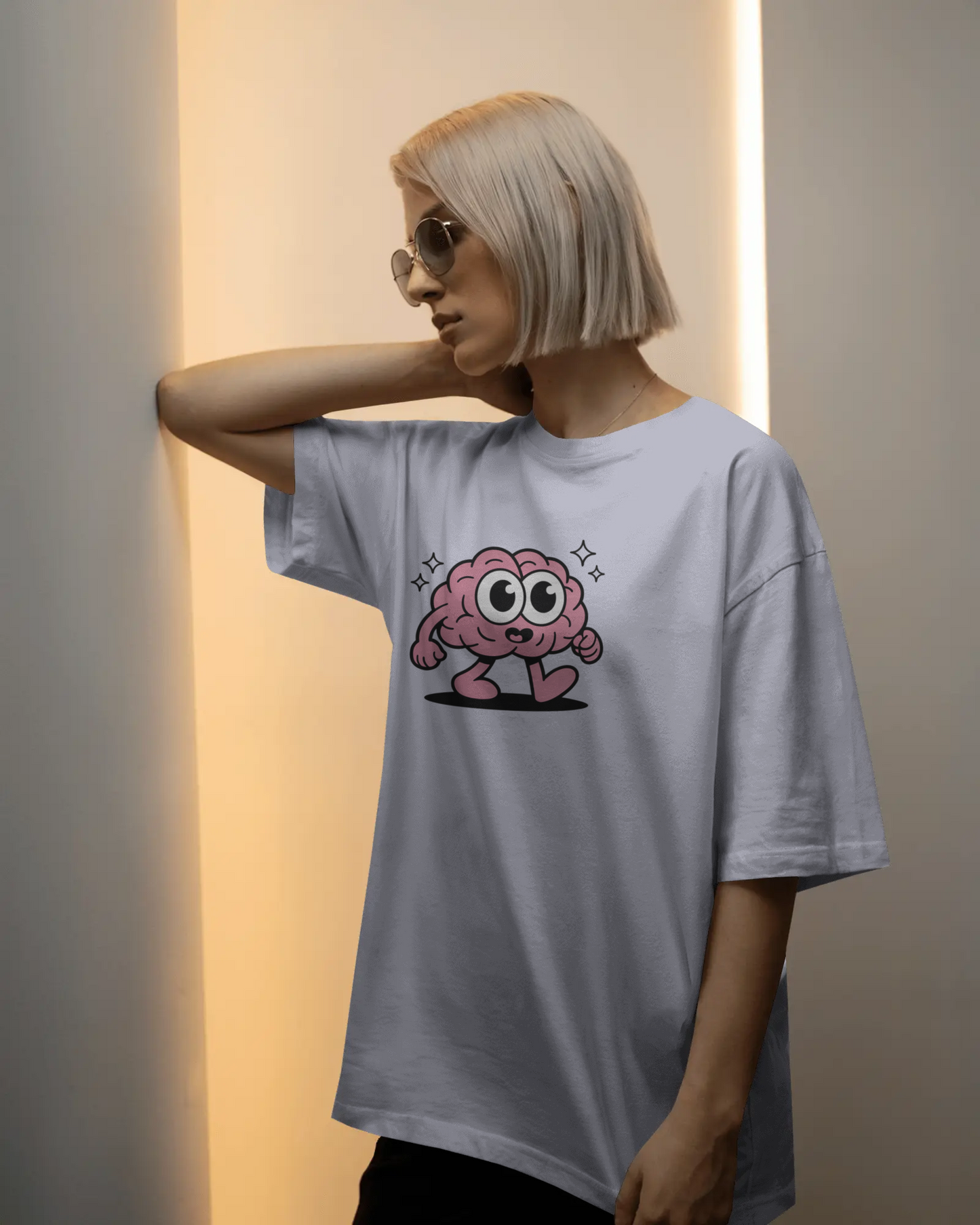 Blexee Women’s Reality is created by Mind Oversized T-shirt