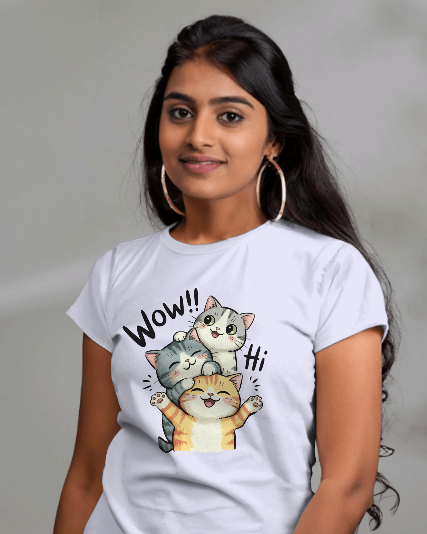 Blexee Women’s Three Cats T-shirt