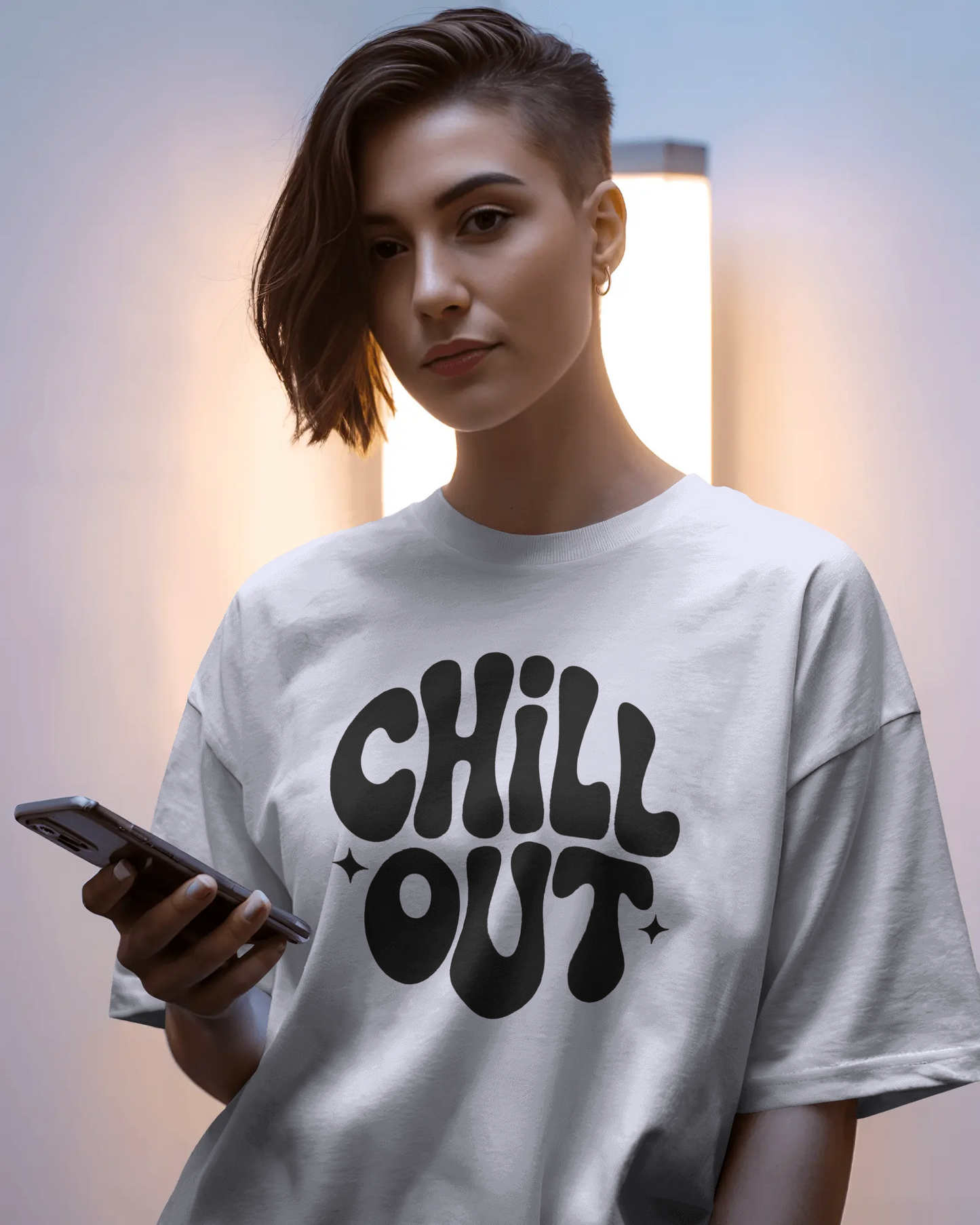 Blexee Women’s Chill Out Oversized T-shirt