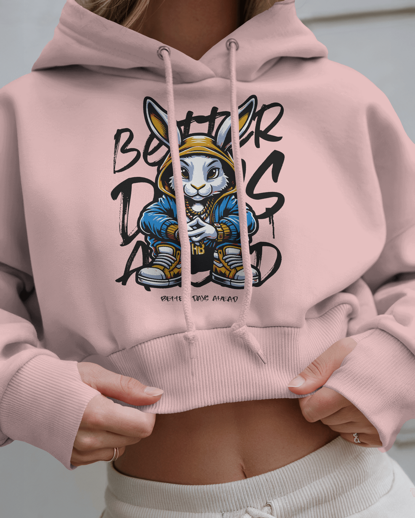 Blexee Women’s Better Days Ahead Cropped Hoodie