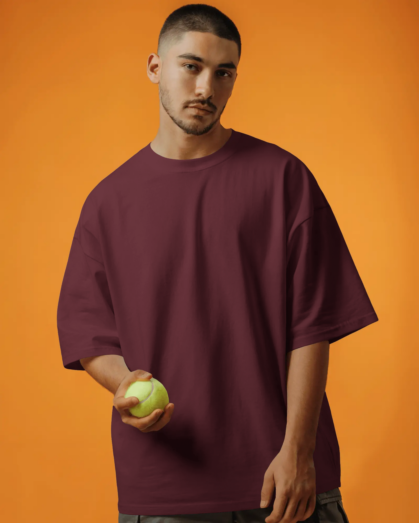 Blexee Mens Classic Plain Oversized T-Shirt
