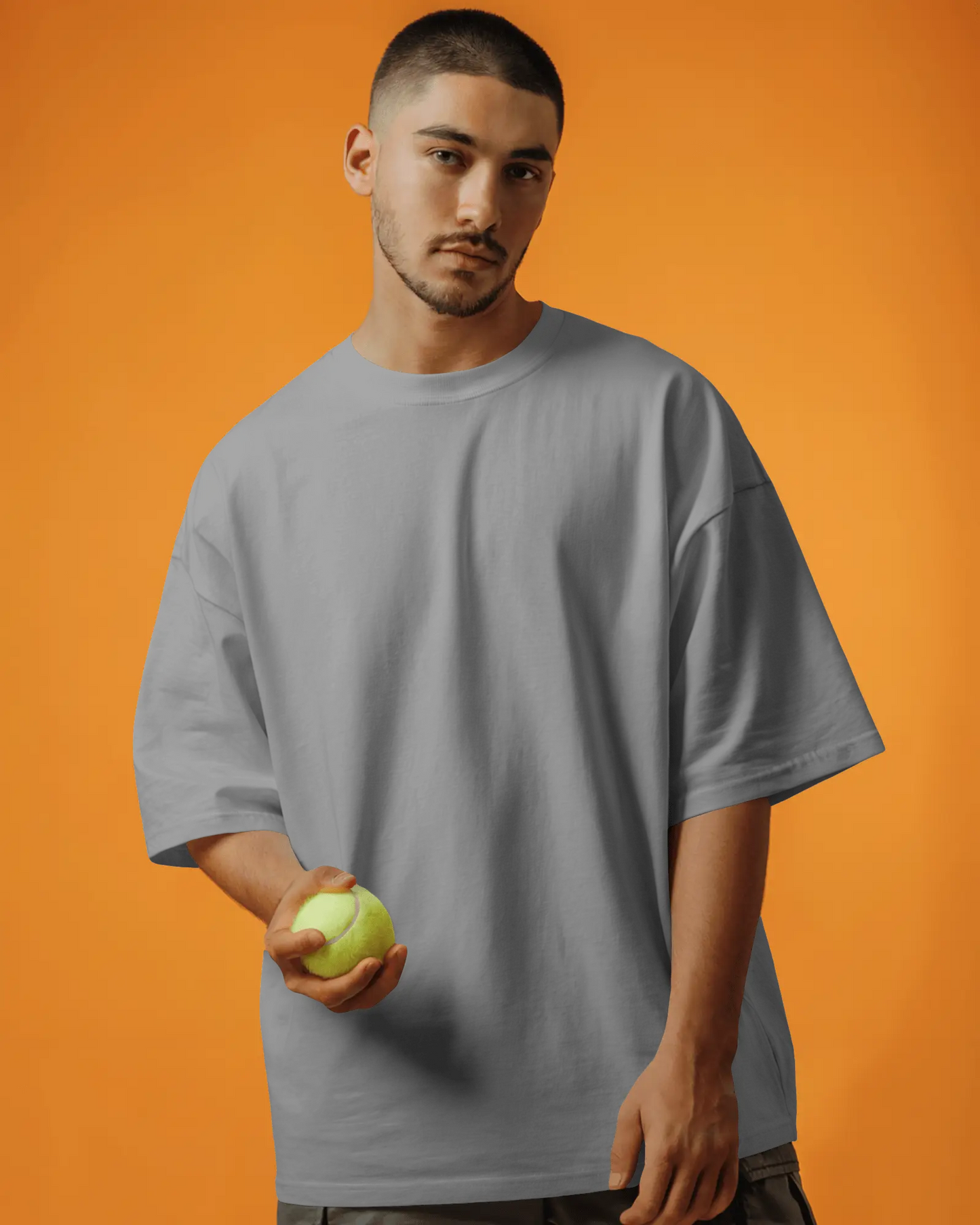 Blexee Mens Classic Plain Oversized T-Shirt