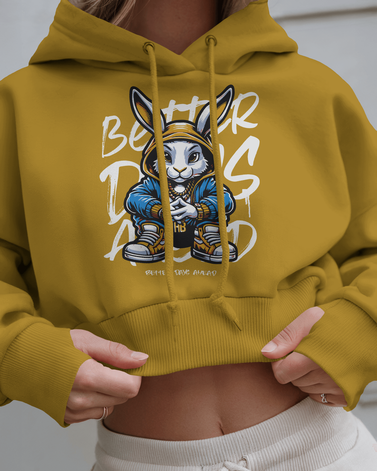 Blexee Women’s Better Days Ahead Cropped Hoodie