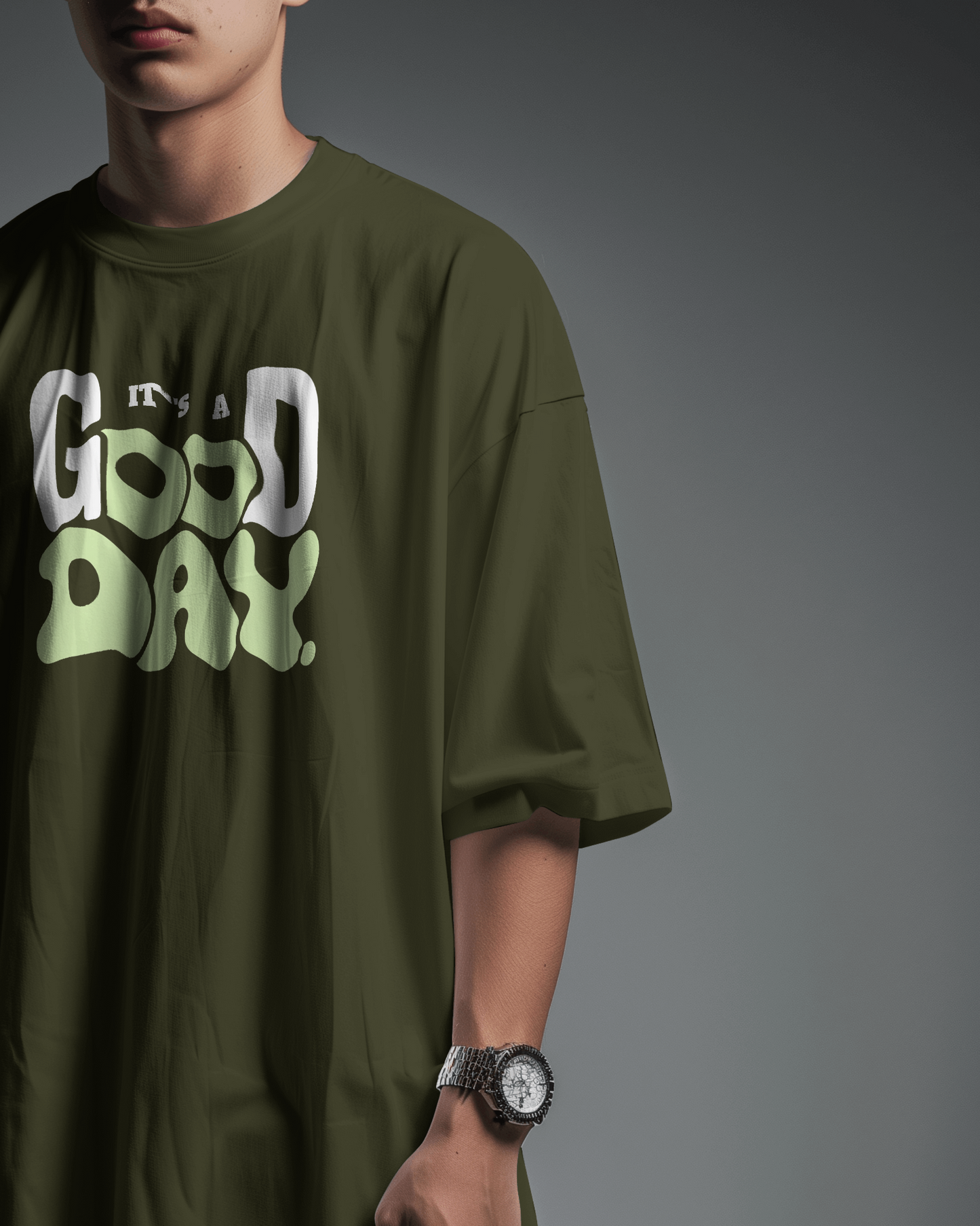 Blexee Men’s Good Day Oversized T-Shirt