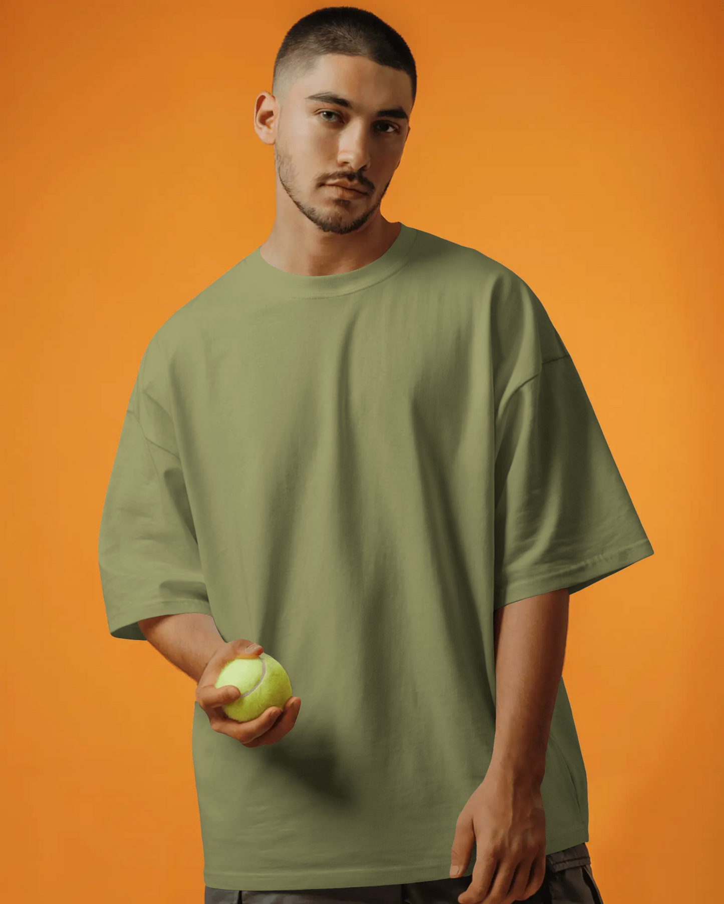 Blexee Mens Classic Plain Oversized T-Shirt