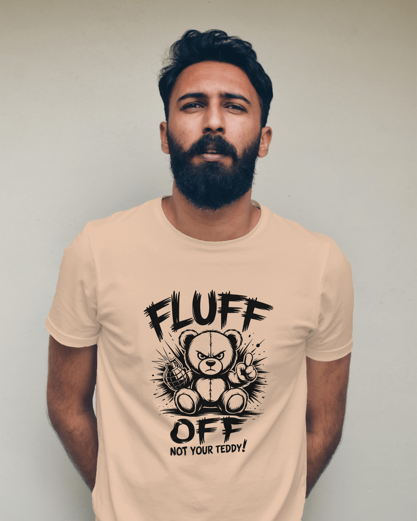 Blexee Men’s Fluff Off Not Your Teddy T-shirt