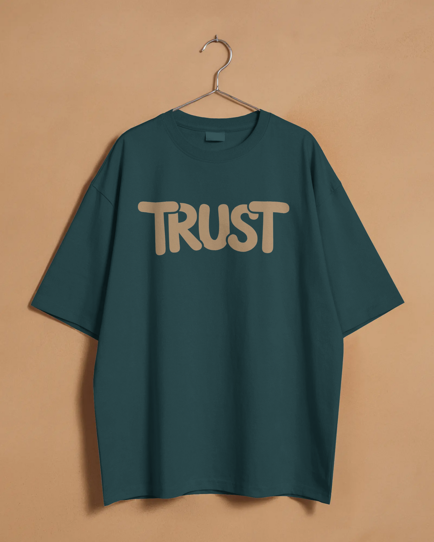 Blexee Mens Trust Gods Plan Oversized T-Shirt