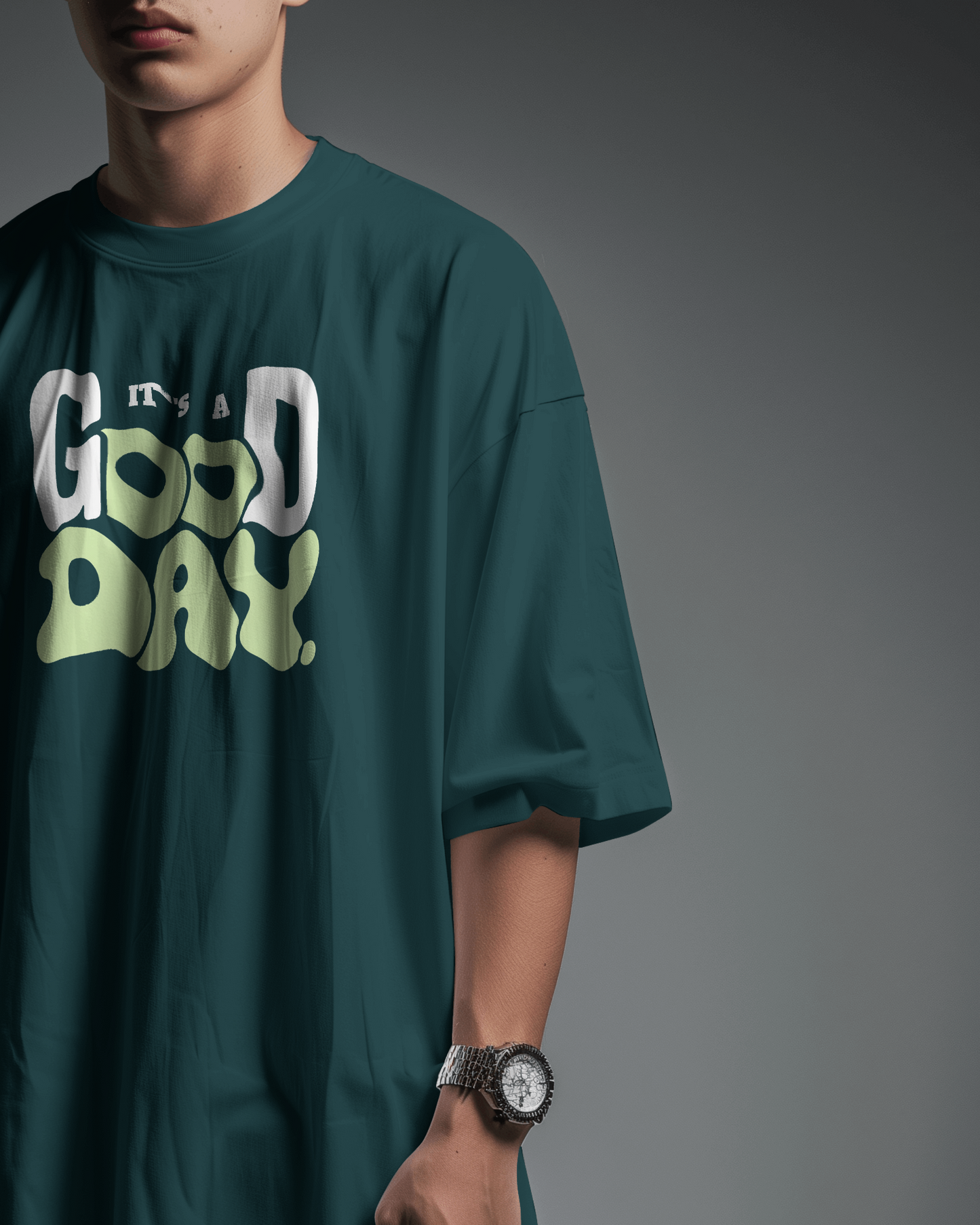 Blexee Men’s Good Day Oversized T-Shirt