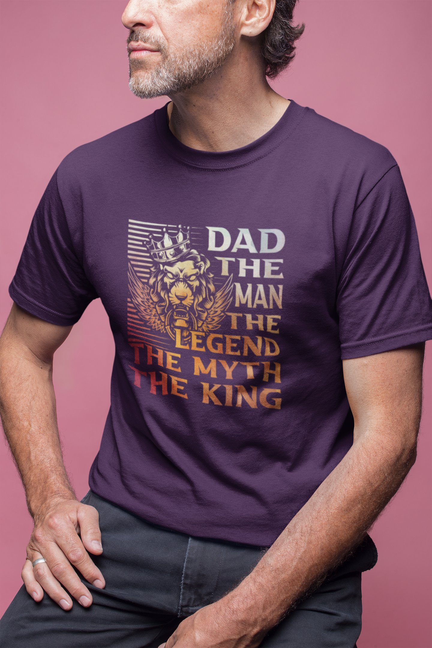 Blexee Men’s Dad The Man The Myth T-Shirt