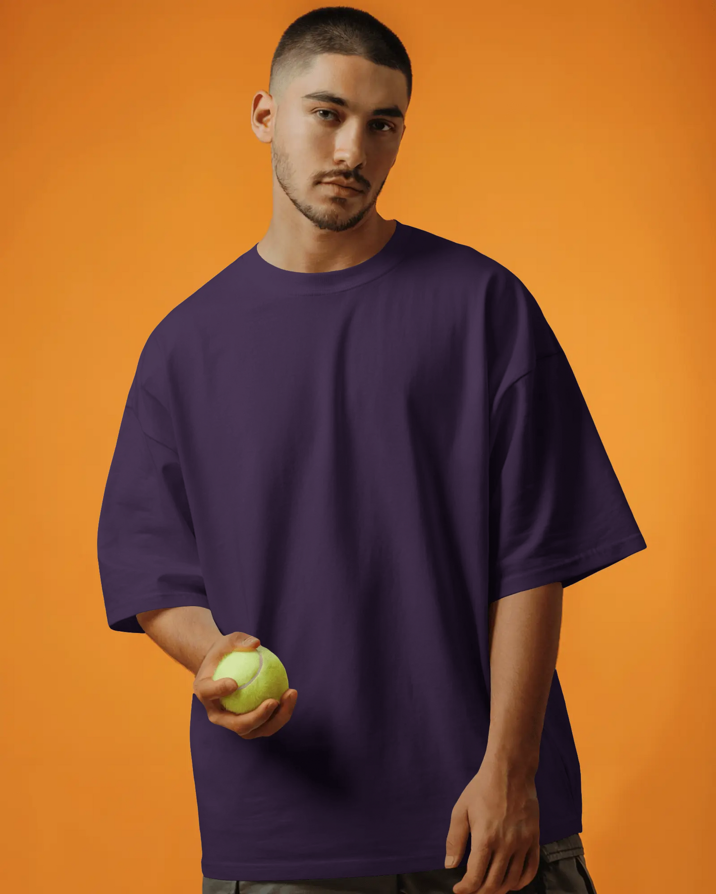 Blexee Mens Classic Plain Oversized T-Shirt