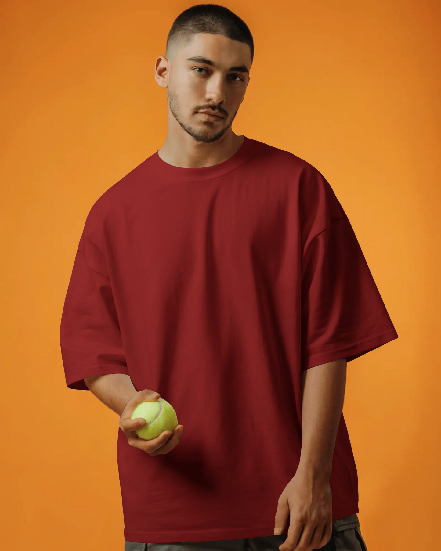 Blexee Mens Classic Plain Oversized T-Shirt