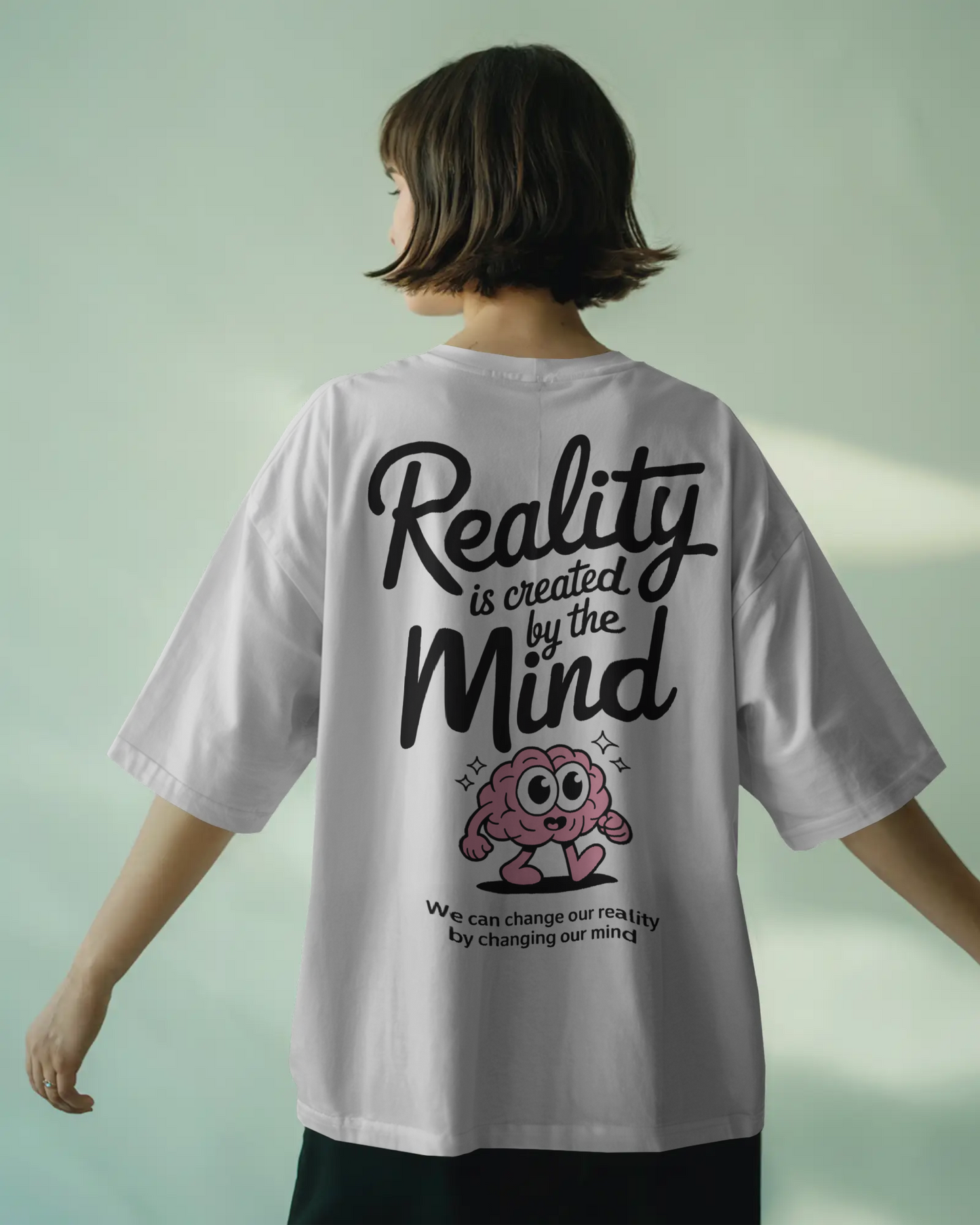 Blexee Women’s Reality is created by Mind Oversized T-shirt