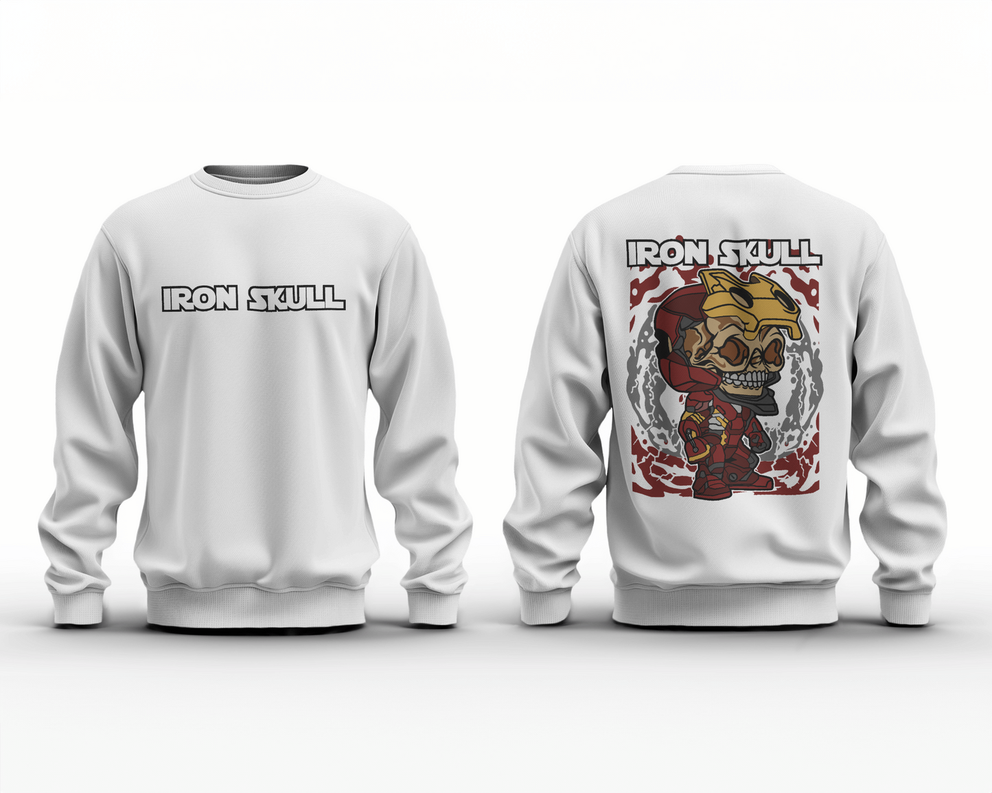 Blexee Men’s Iron Skull Sweatshirt