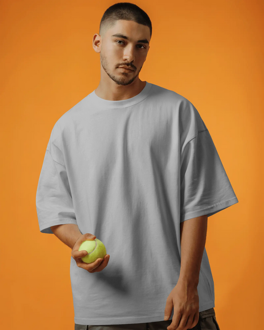 Blexee Mens Classic Plain Oversized T-Shirt