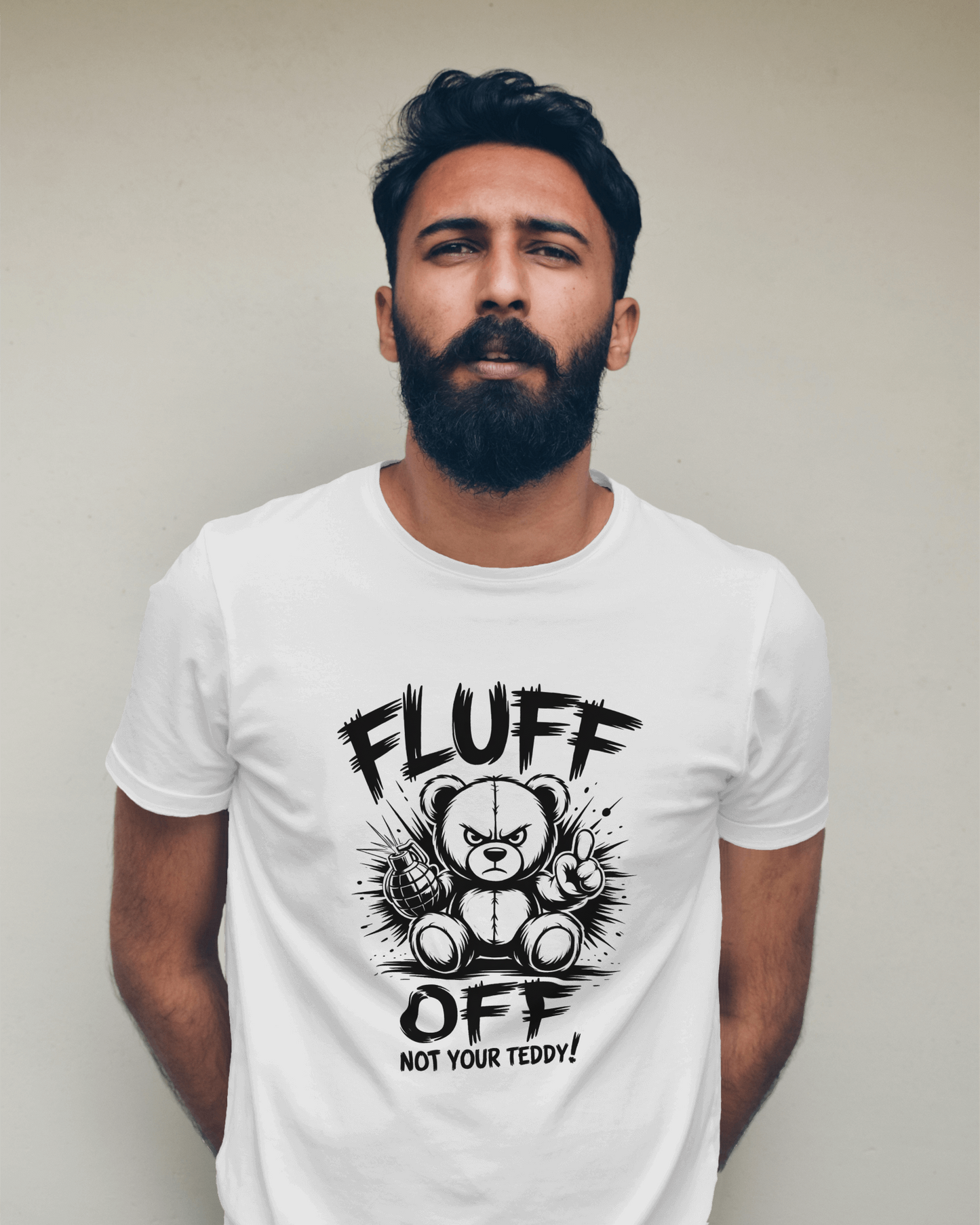 Blexee Men’s Fluff Off Not Your Teddy T-shirt