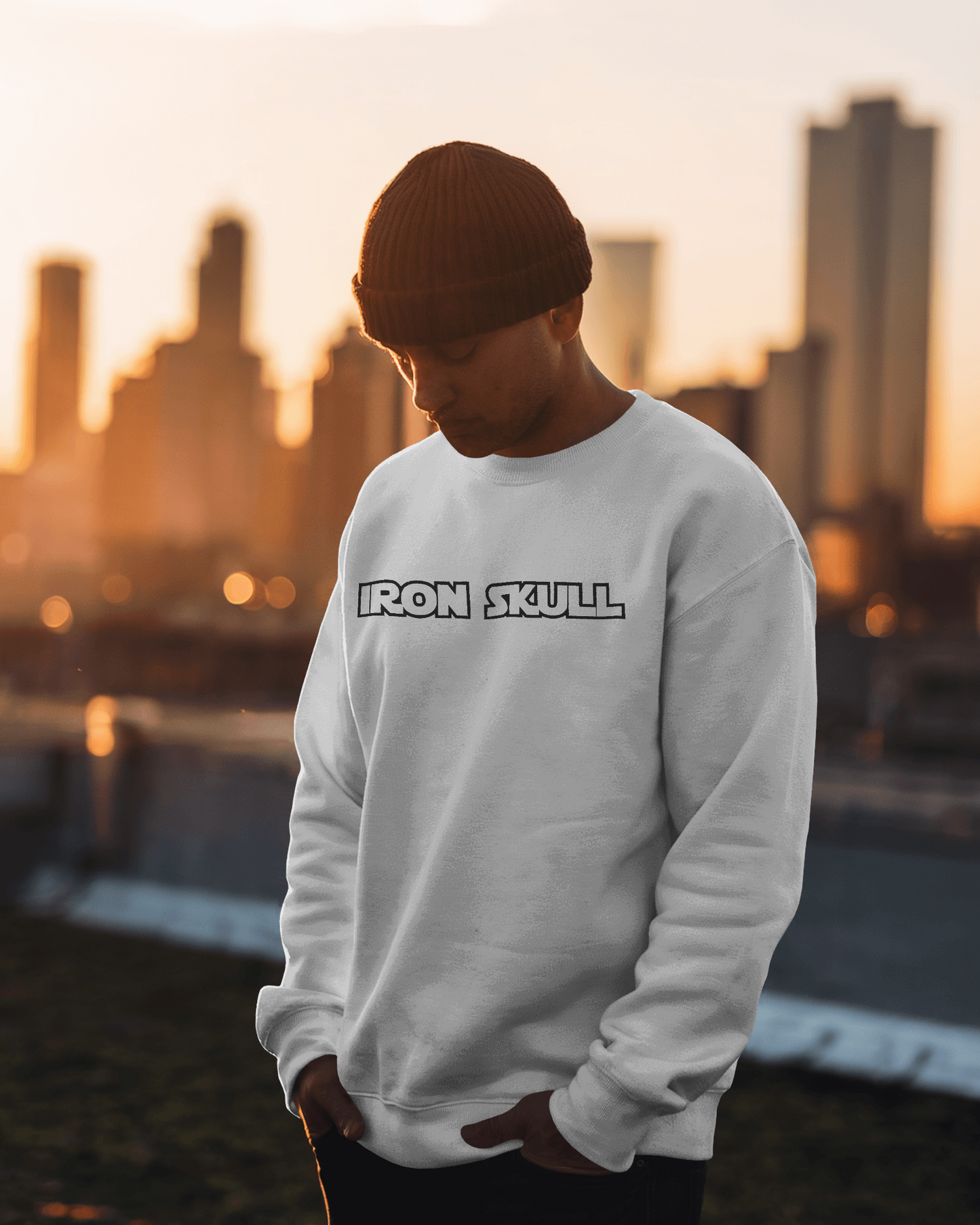 Blexee Men’s Iron Skull Sweatshirt