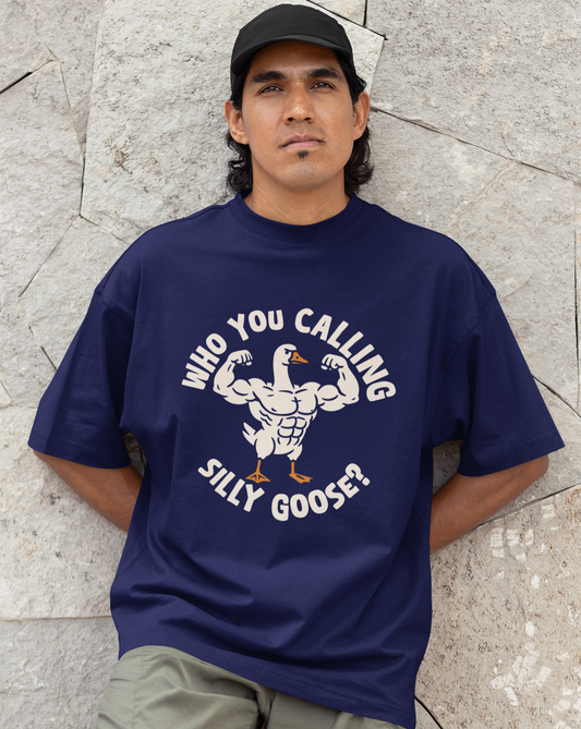 Blexee Men’s Who-You-Calling-Silly-Goose Fitness T-shirt