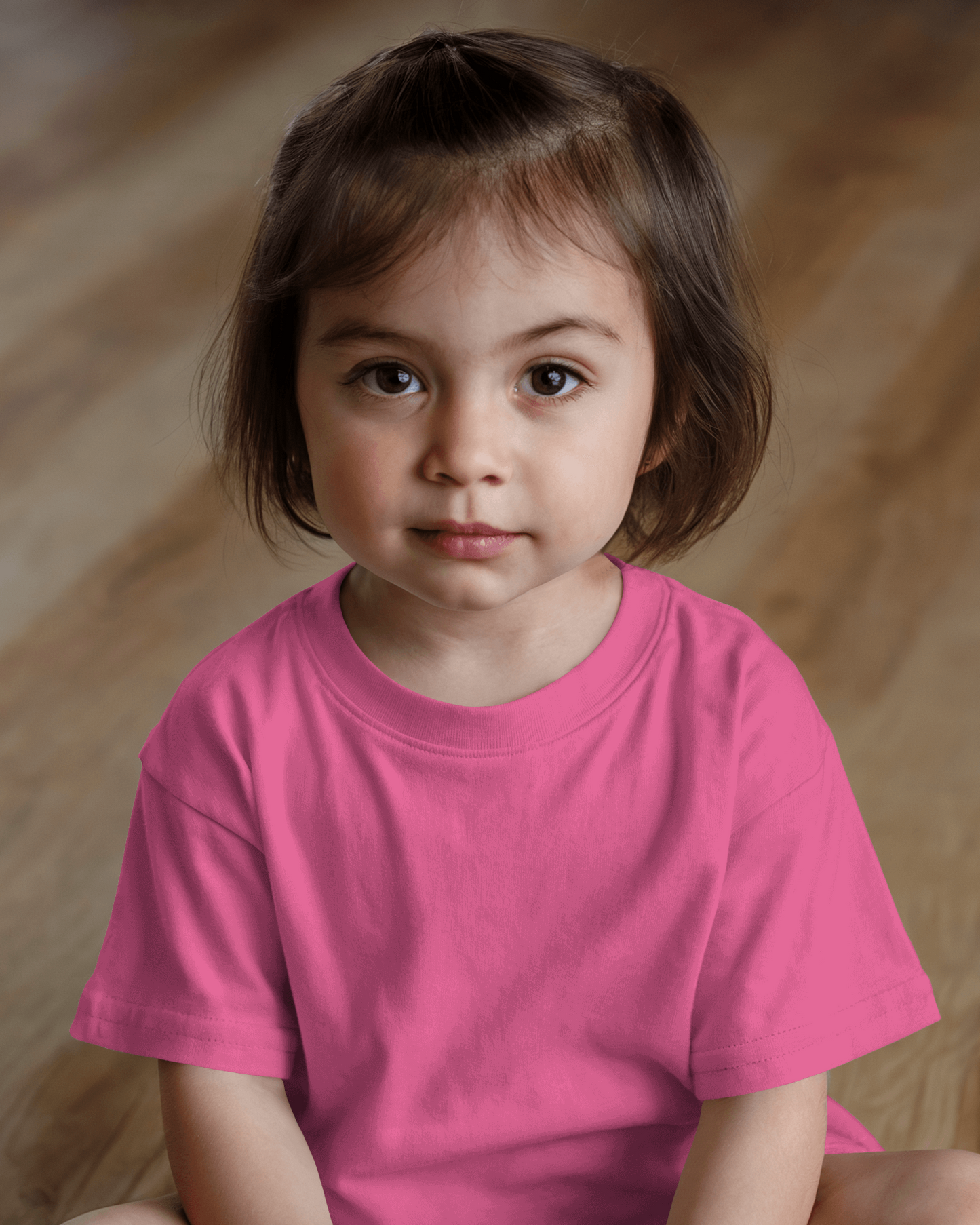 Blexee Girls Classic Plain Crew T-Shirt