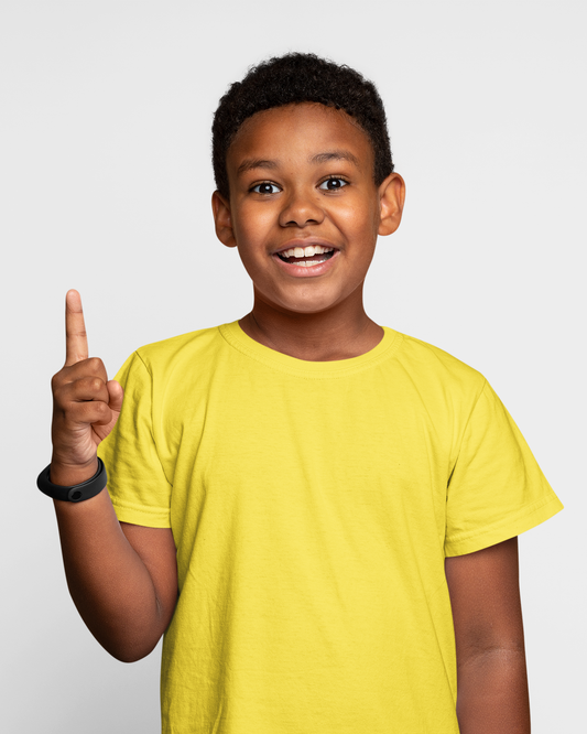 Blexee Boys Classic Plain Crew T-Shirt