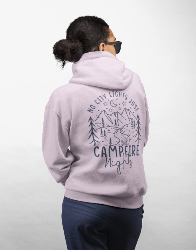 Blexee Women’s No city lights - Camping Hoodie