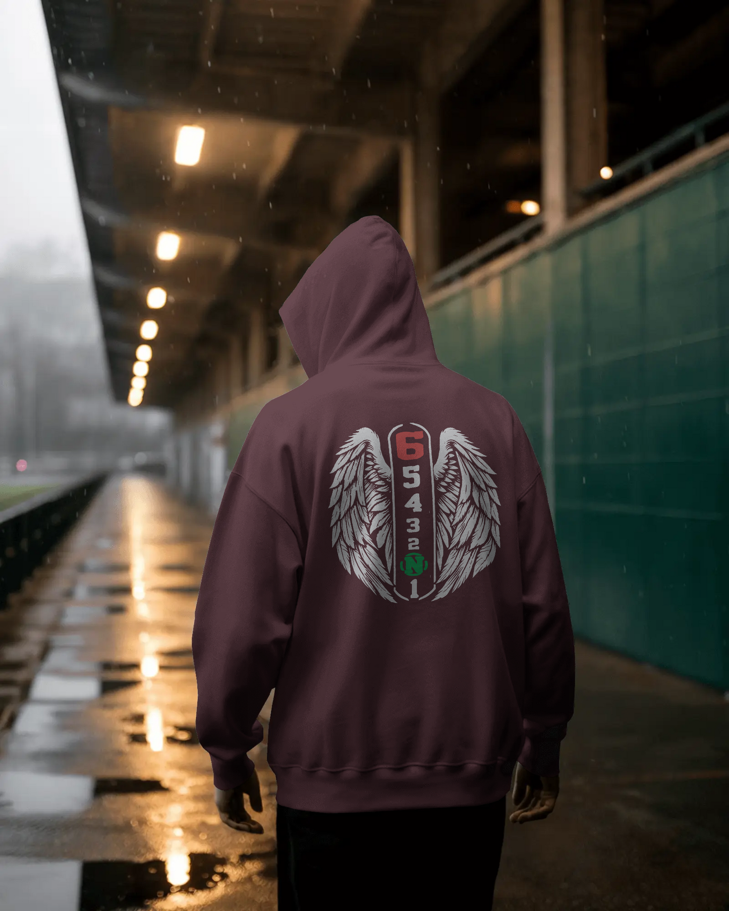 Blexee Men’s Biker Hoodie